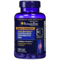 Препарат для восстановления суставов и связок Puritan's Pride Glucosamine chondroitin MSM 120 таблеток (103915) Препарат для восстановления суставов и связок Puritan's Pride Glucosamine chondroitin MSM 120 таблеток (103915)