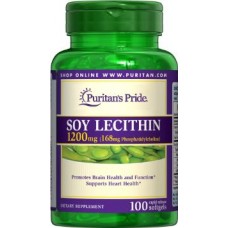 Лецитин Puritan's Pride Soy Lecithin 1200 мг 100 капсул (102976) Лецитин Puritan's Pride Soy Lecithin 1200 мг 100 капсул (102976)