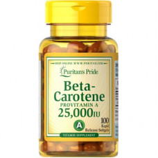 Витаминно-минеральный комплекс Puritan's Pride Beta-Carotene 25,000 МЕ 100 капсул (10289797) Витаминно-минеральный комплекс Puritan's Pride Beta-Carotene 25,000 МЕ 100 капсул (10289797)