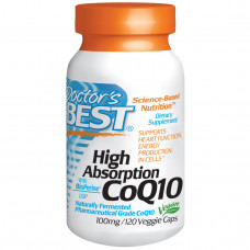 Коэнзим Doctor's Best CoQ10+BioPerine 100 мг 120 капсул (103316) Коэнзим Doctor's Best CoQ10+BioPerine 100 мг 120 капсул (103316)