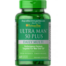 Витамины для мужчин Puritan's Pride Ultra man 50 Plus 60 капсул (103635)