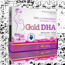 Витамины для женщин в период беременности и кормления грудью Olimp Gold DHA 30 капсул (333598)
