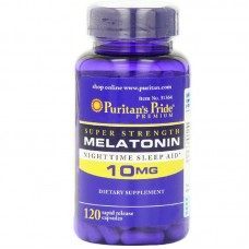 Препарат для улучшения качества сна Puritan's Pride Melatonin 10 мг 120 таблеток (103977) Препарат для улучшения качества сна Puritan's Pride Melatonin 10 мг 120 таблеток (103977)