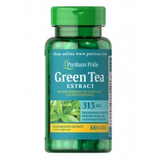 Жиросжигатель Puritan's Pride Green Tea 315 мг 100 капсул (103777) Жиросжигатель Puritan's Pride Green Tea 315 мг 100 капсул (103777)