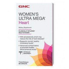 Витамины для женщин GNC Womens Ultra Mega Heart 90 таблеток (102324) Витамины для женщин GNC Womens Ultra Mega Heart 90 таблеток (102324)