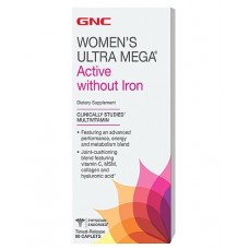 Витамины для женщин GNC Womens Ultra Mega Active Without Iron 90 таблеток (101230) Витамины для женщин GNC Womens Ultra Mega Active Without Iron 90 таблеток (101230)