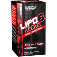 Жиросжигатель Nutrex Lipo 6 Black Ultra Concentrate 60 капсул (102133)