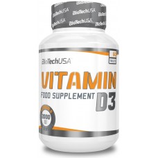 Витамины BioTech Vitamin D3 60 таблеток (333021)