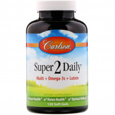 Витаминно-минеральный комплекс Carlson Super 2 Daily 120 капсул (333418)