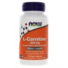 Жиросжигатель NOW Foods L-Carnitine 60 капсул (104421) Жиросжигатель NOW Foods L-Carnitine 60 капсул (104421)