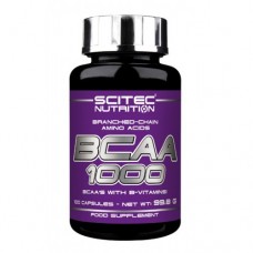 Аминокислота Scitec Nutrition BCAA 1000 100 капсул (102874) Аминокислота Scitec Nutrition BCAA 1000 100 капсул (102874)