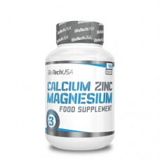 Минеральный комплекс для суставов BioTech Calcium Zinc Magnesium 100 таблеток (101851)