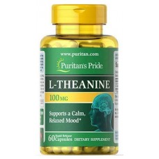 Аминокислоты Puritan's Pride L-Theanine 100 мг 60 капсул (333647) Аминокислоты Puritan's Pride L-Theanine 100 мг 60 капсул (333647)