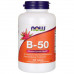 Комплекс витаминов группы B NOW B-50 250 таблеток (333564)
