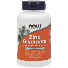 Минеральный комплекс NOW Zinc Glycinate 120 капсул (333511) Минеральный комплекс NOW Zinc Glycinate 120 капсул (333511)