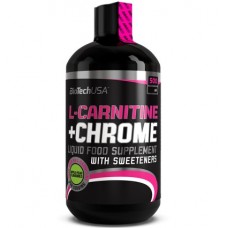 Жиросжигатель BioTech L-Carnitine 35.000 мг + Chrome 500 мл Груша-яблоко (102540-1)