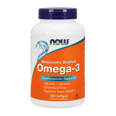 Комплекс незаменимых жирных кислот NOW Omega 3 200 капсул (103319) Комплекс незаменимых жирных кислот NOW Omega 3 200 капсул (103319)