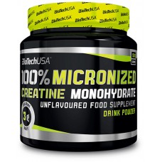 Креатин BioTech 100% Creatine Monohydrate 500 грамм Без вкуса (101832)