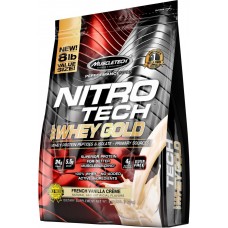 Протеин MuscleTech Nitro Tech Whey Gold 3630 грамм Ваниль (104663-3)