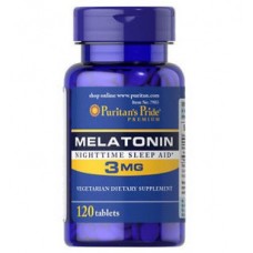 Препарат для улучшения качества сна Puritan's Pride Melatonin 3 mg 120 таблеток (102044) Препарат для улучшения качества сна Puritan's Pride Melatonin 3 mg 120 таблеток (102044)