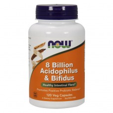 Пробиотик NOW 8 Billion Acidophilus Bifidus 120 капсул (333521) Пробиотик NOW 8 Billion Acidophilus Bifidus 120 капсул (333521)