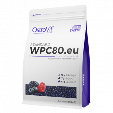 Протеин Ostrovit Standart WPC 80 900 грамм Лесная ягода (104166-777)