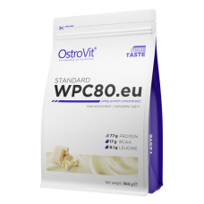 Протеин Ostrovit Standart WPC 80 900 грамм Белый шоколад (104166-11)