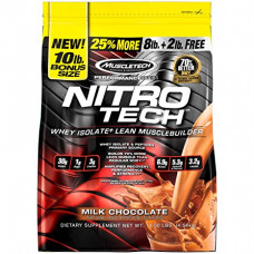 Протеин MuscleTech Nitro Tech Whey 4540 грамм Молочный шоколад (104662-1)