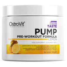 Предтренировочный комплекс Ostrovit Pump Pre-Workout 300 грамм Лимон (104955-1) Предтренировочный комплекс Ostrovit Pump Pre-Workout 300 грамм Лимон (104955-1)
