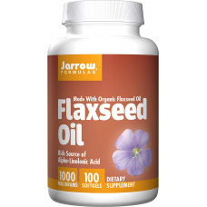 Комплекс незаменимых жирных кислот Jarrow Formulas Flaxseed Oil 1000 мг 100 капсул (104443)