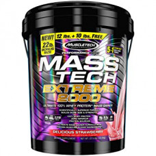 Гейнер MuscleTech Mass Tech Extreme 2000 10000 грамм Клубника (104377-2)