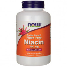 Препарат для поддержки здорового баланса холестерина в крови NOW Flush Free Niacin 500 mg Double Strength 180 капсул (333503) Препарат для поддержки здорового баланса холестерина в крови NOW Flush Free Niacin 500 mg Double Strength 180 капсул (333503)