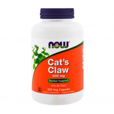 Природный иммуномодулятор и антиоксидант NOW Cat`s Claw 500 mg 250 капсул (333496)