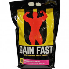 Гейнер Universal Gain Fast 3100 5900 грамм Клубничный коктейль (102489-2)