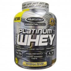 Протеин MuscleTech Platinum 100% Whey 2270 грамм Ванильный пирог (101283-3)