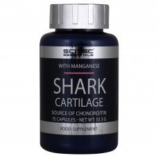 Препарат для восстановления суставов и связок Scitec Essentials Shark Cartilage 75 капсул (333802)