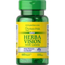 Препарат для поддержки и улучшения зрение Puritan's Pride Herbavision with Lutein 60 капсул (333653) Препарат для поддержки и улучшения зрение Puritan's Pride Herbavision with Lutein 60 капсул (333653)
