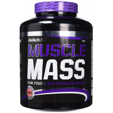 Гейнер BioTech Muscle Mass 2270 грамм Клубника (999000-1)
